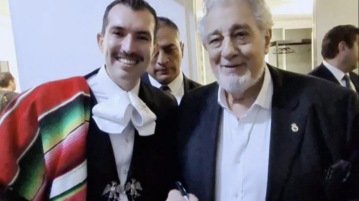 Chapala-born tenor Emmanuel Miranda shares stage with Plácido Domingo
